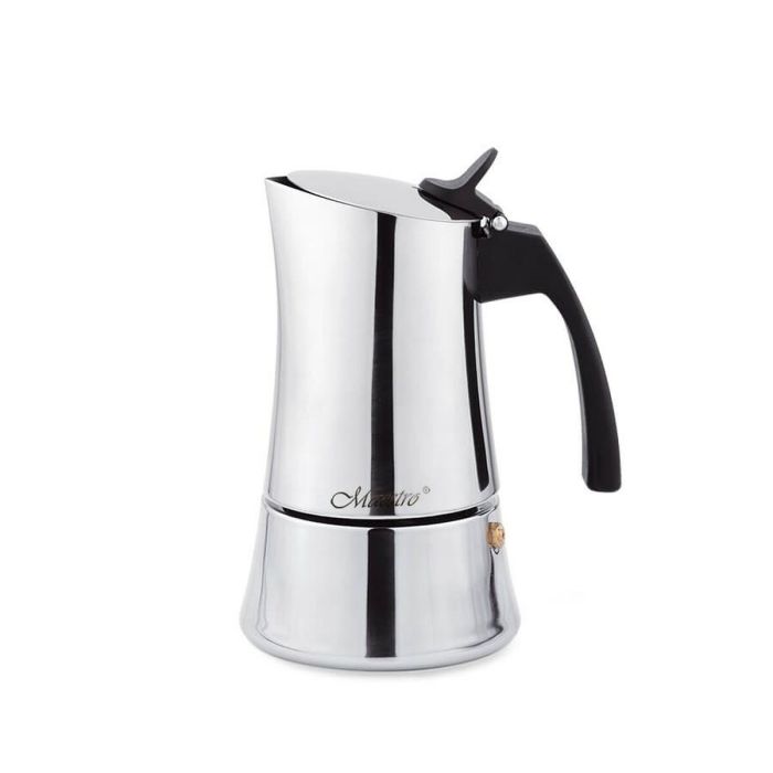 Cafetera Italiana Haeger Moka Acero Inoxidable 18/10 6 Tazas