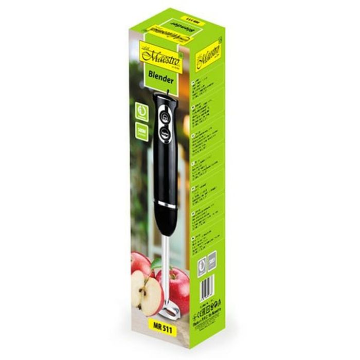 Batidora de Vaso Feel Maestro MR-511 Negro 500 W 1 Batidora de Vaso Feel Maestro MR-511 Negro 500 W 1
