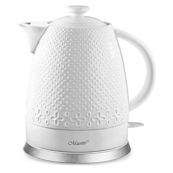 Hervidor y Tetera Eléctrica Feel Maestro MR-073 Blanco Cerámico 1200 W 1,5 L 0 Hervidor y Tetera Eléctrica Feel Maestro MR-073 Blanco Cerámico 1200 W 1,5 L 0