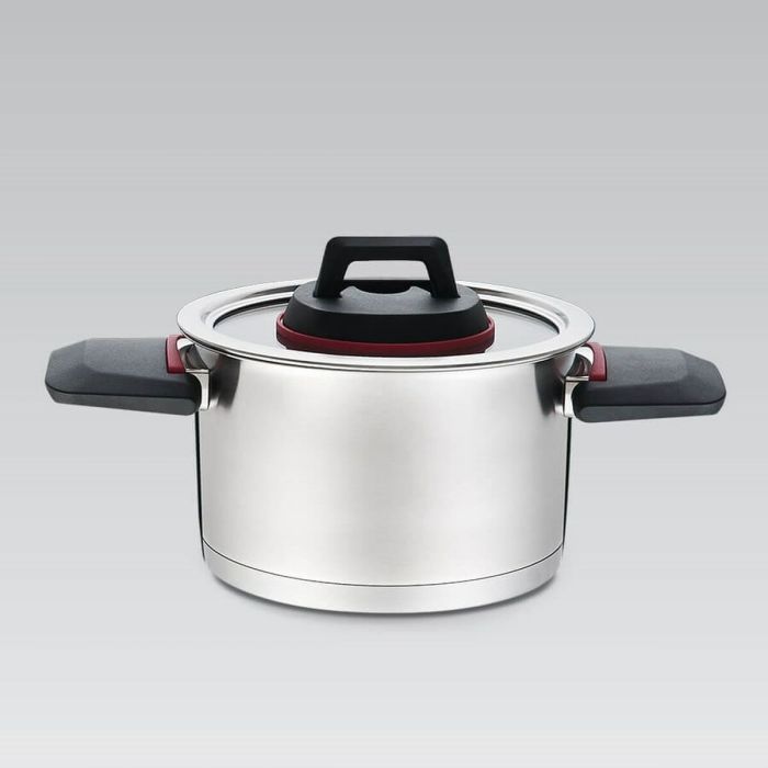 Olla con Tapa Feel Maestro MR-3530-22 Negro Rojo Acero Acero Inoxidable Plástico Ø 22 cm 4,2 L 0 Olla con Tapa Feel Maestro MR-3530-22 Negro Rojo Acero Acero Inoxidable Plástico Ø 22 cm 4,2 L 0