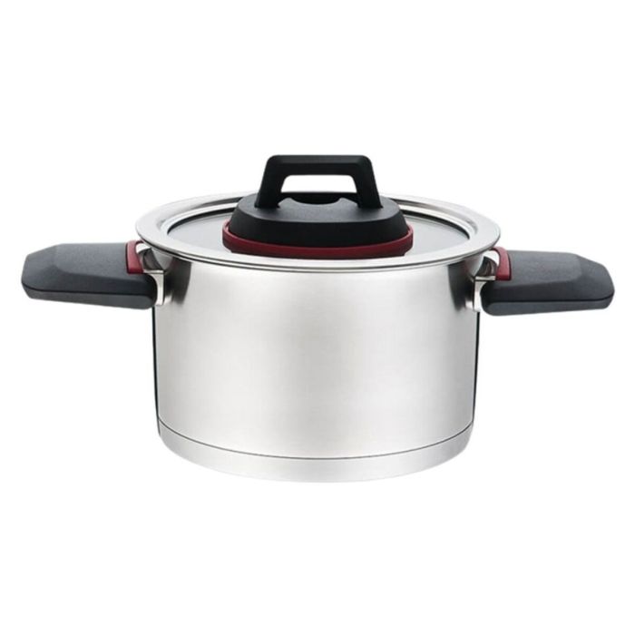 Olla con Tapa Feel Maestro MR-3530-6 Negro Rojo Acero Acero Inoxidable Plástico Ø 24 cm Ø 20 cm Ø 16 cm 1,5 L 5,8 L 3,2 L (6 Pie 2 Olla con Tapa Feel Maestro MR-3530-6 Negro Rojo Acero Acero Inoxidable Plástico Ø 24 cm Ø 20 cm Ø 16 cm 1,5 L 5,8 L 3,2 L (6 Pie 2