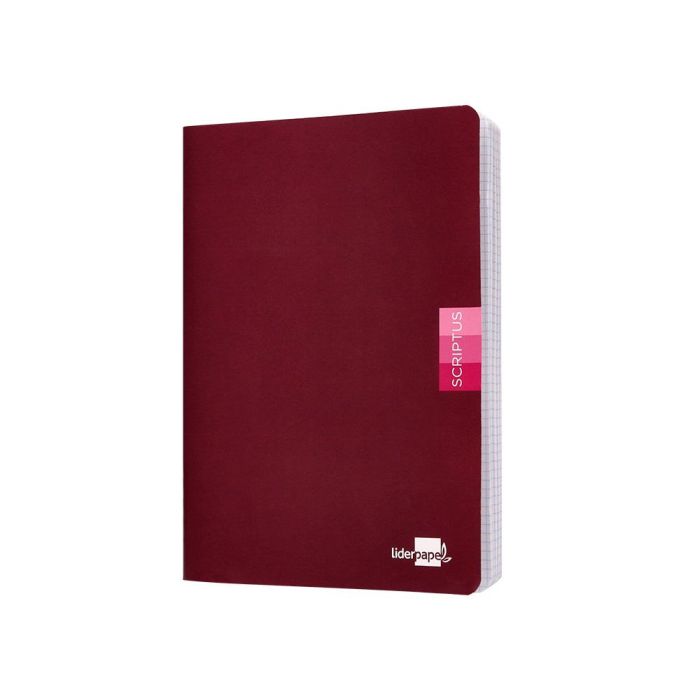 Libreta Escolar Liderpapel Scriptus 48H Din A5 Cuadro 6 mm Papel 90 gr Sin Margen 5 unidades 4