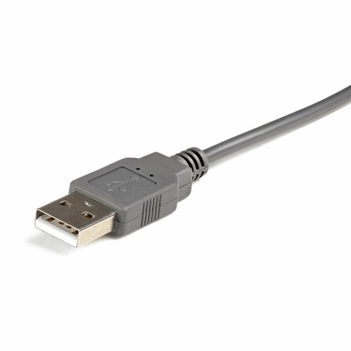 Adaptador Startech ICUSB232DB25         DB25 Gris USB 2.0 DB9 2