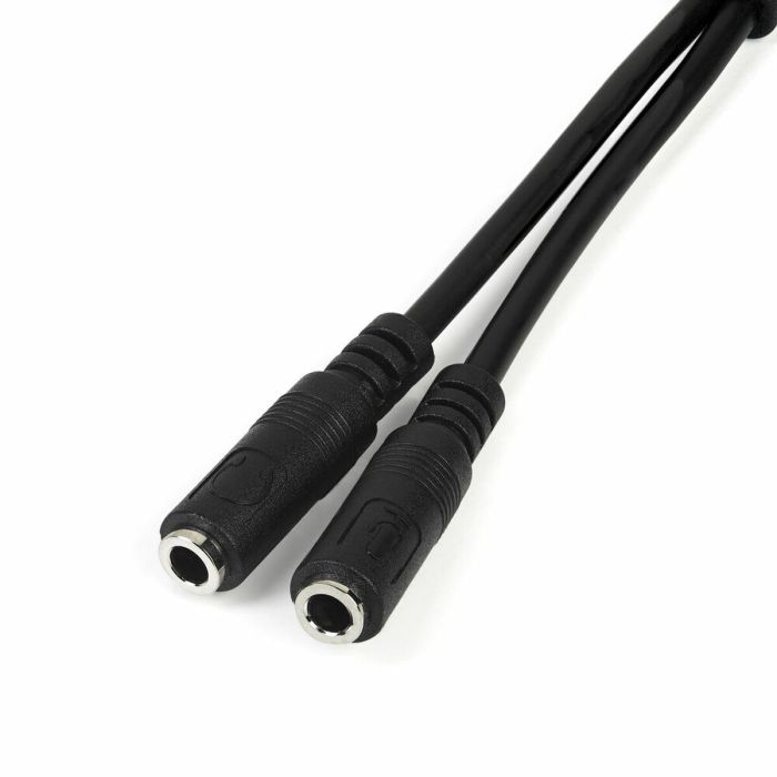 Adaptador Audio Jack Startech MUYHSMFF             Negro 0,2 m 4