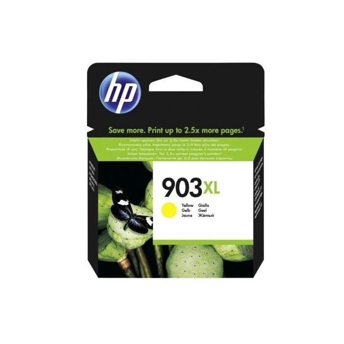 HP 903XL Cartucho de Tinta Original Amarillo Alto Rendimiento. Impresiones Profesionales y Documentos Vívidos para Oficina