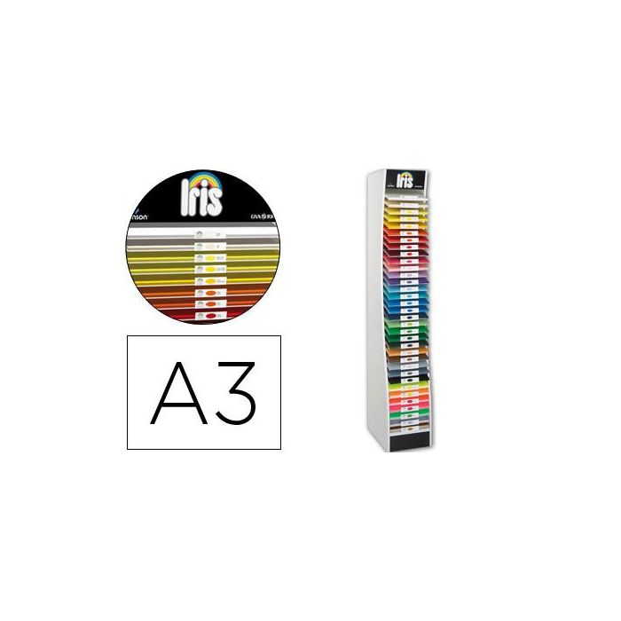 Expositor Guarro Vacio 34 Estantes Para Cartulina A3 185 gr Medidas 60x40X200 cm 0 Expositor Guarro Vacio 34 Estantes Para Cartulina A3 185 gr Medidas 60x40X200 cm 0