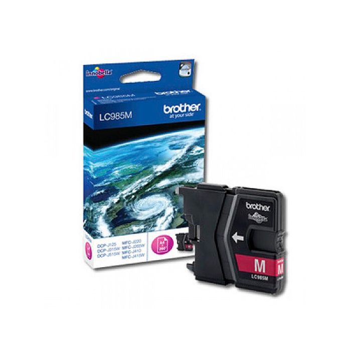 Ink-Jet Brother Lc-985M Magenta Dcp-J125-Dcp-J315 W Mfc-J265 W-Mfc-J410-Mfc-J415 W 1