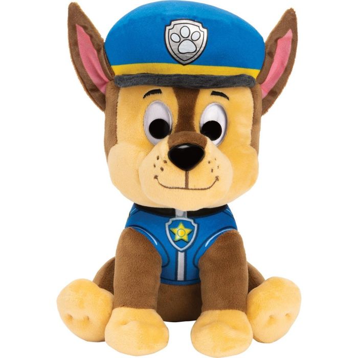 PATRULLA - PELUCHE 25 CM CHASE Paw Patrol Gund - 6058444 - Peluche suave y lavable a partir de 12 meses