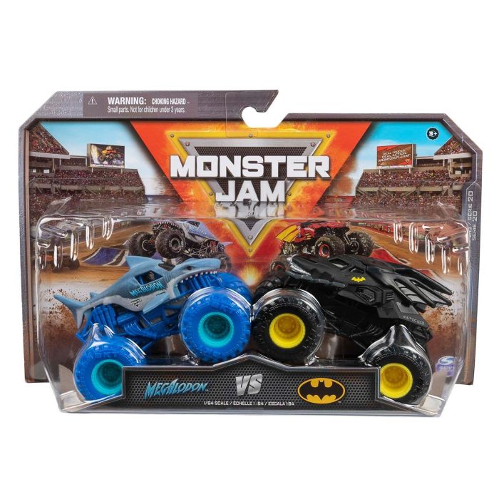 Monster Jam Pack 2 Batman Vs Megalodon 6065293 Spin Master 1