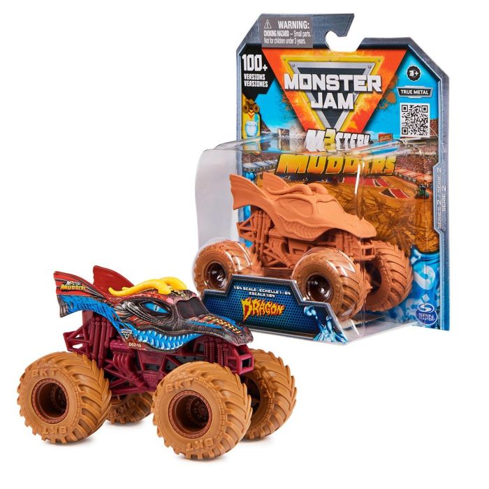 Coche Monster Jam Spin Master Mystery Mudders 1:64 4