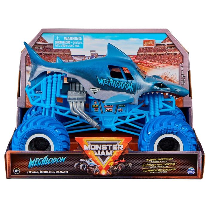 Monster Jam Megalodon Oscuro 1:24 6066675 Spin Master 1 Monster Jam Megalodon Oscuro 1:24 6066675 Spin Master 1