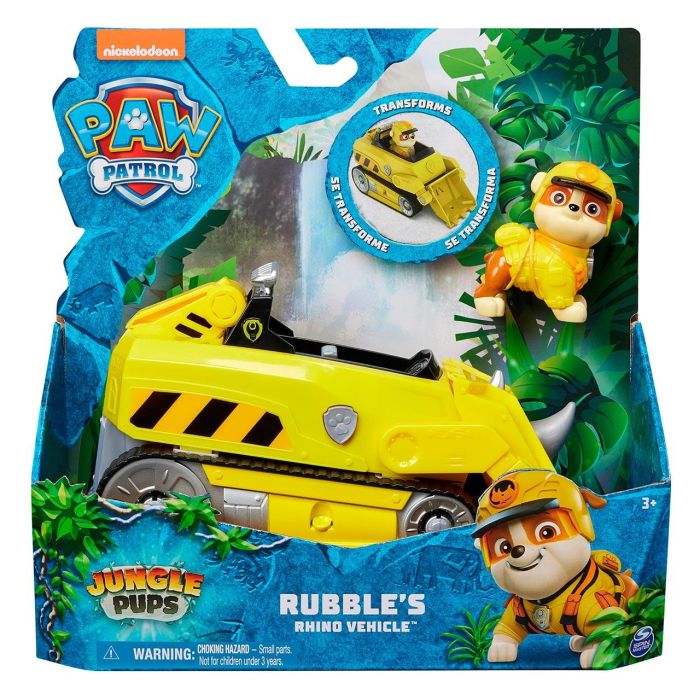 Paw Patrol Jungle Vehículo Rubble 6067761 Spin Master 3