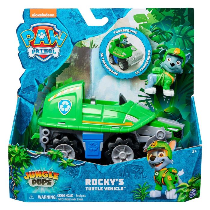 Paw Patrol Jungle Vehículo Rocky 6067763 Spin Master 3