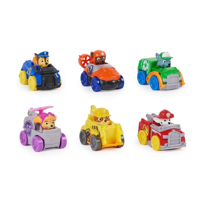 Paw Patrol Pack 6 Vehículos Pup Squad Racer 6070070 Spin 1