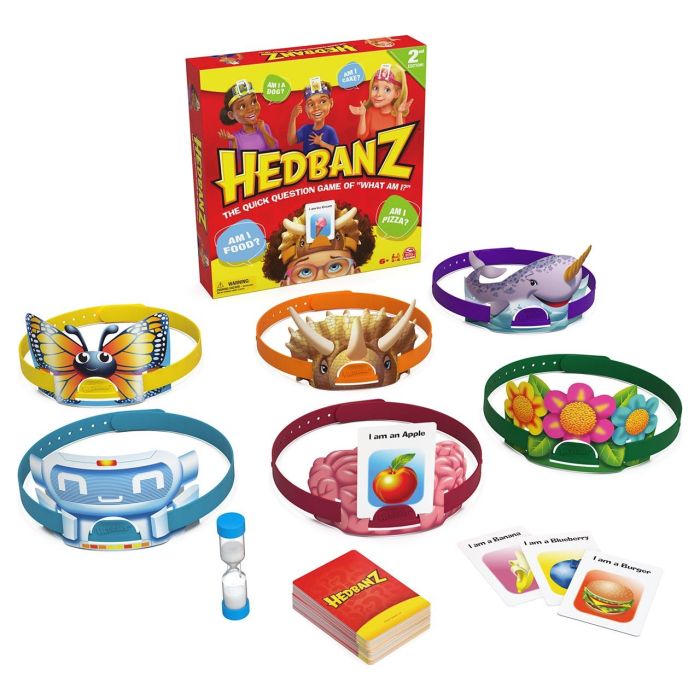 Juego De Mesa Hedbanz Family Refresh 6070481 Spin Master