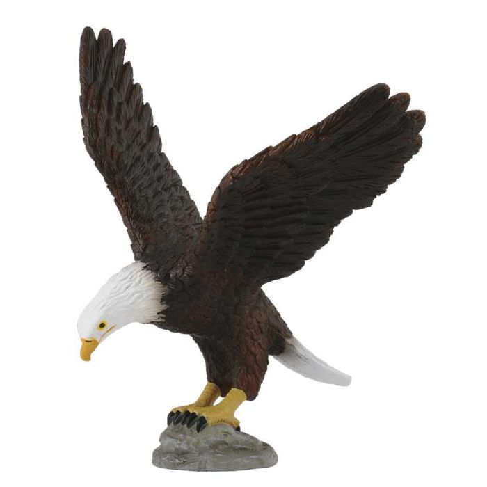 Collecta 88383 Figura Águila Americana Réplica Animal Salvaje Escala M Pintada a Mano Edad +3 Años Collecta 88383 Figura Águila Americana Réplica Animal Salvaje Escala M Pintada a Mano Edad +3 Años