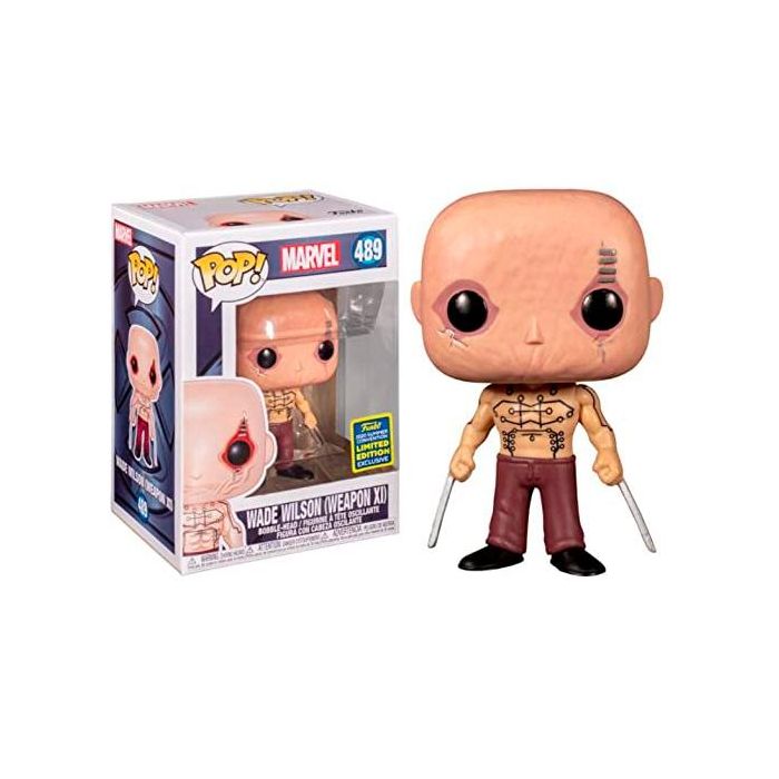 Funko Pop Marvel x-men wade wilson deadpool arma xi convencion san diego 2020 nº 489 -caja original-