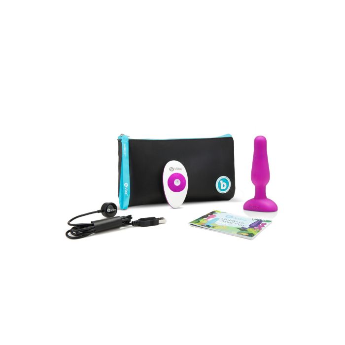 Plug Anal Con Control Remoto de Novice (Morado) B-Vibe 5886010000 Rosa 3