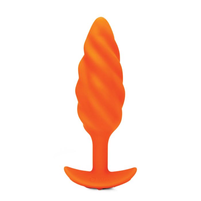 Plug Vibrador Anal B-Vibe Swirl Texture 9