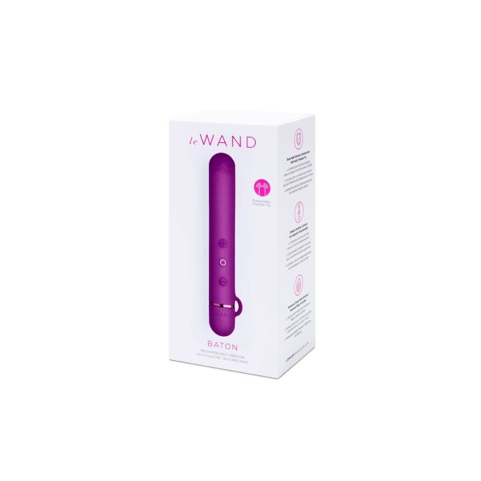 Mini Vibrador Le Wand Baton Morado 1