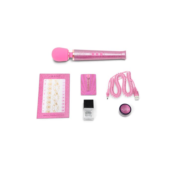 Vibrador Le Wand All That Glimmers Set Rosa 6