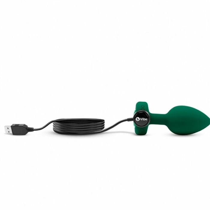 Plug Anal B-Vibe Emerald Verde Talla M/L 1