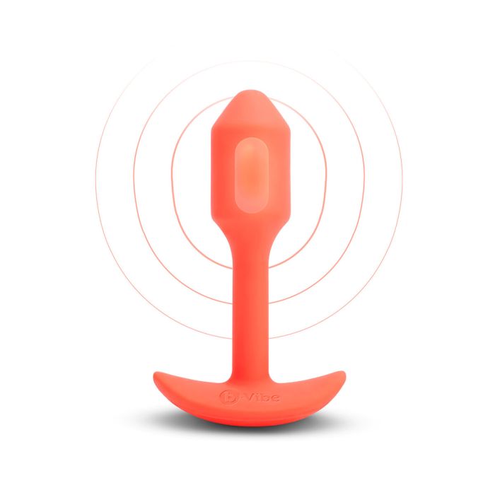 Plug Anal B-Vibe Vibrating Snug Naranja 7