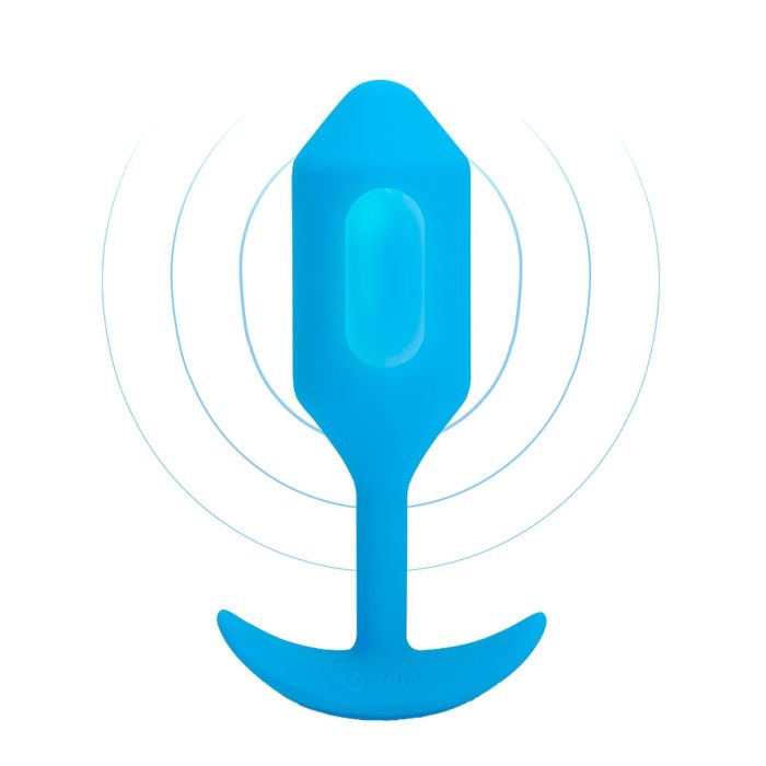 Plug Anal B-Vibe Vibrating Snug 3 Azul (3,7 x 13,8 x 1 cm) 8