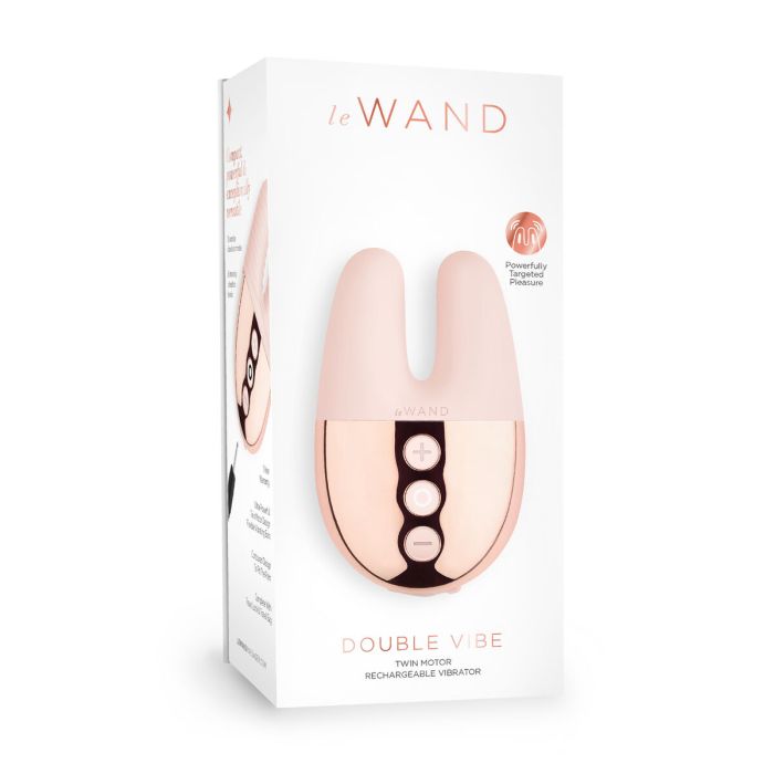 Vibrador Le Wand Double Vibe Rosa Dorado 3