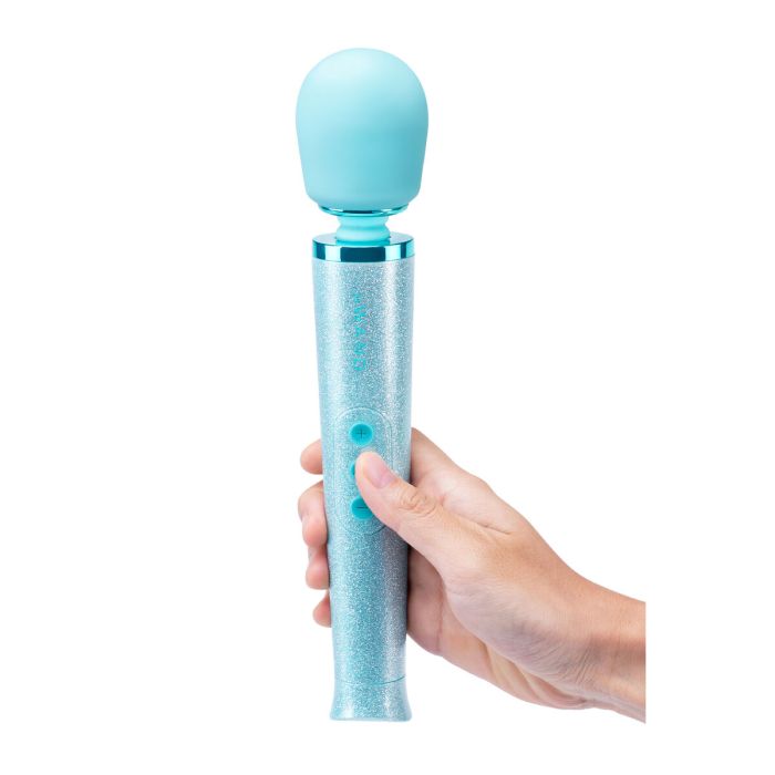 Vibrador Le Wand All That Glimmers Set Azul Pastel 18