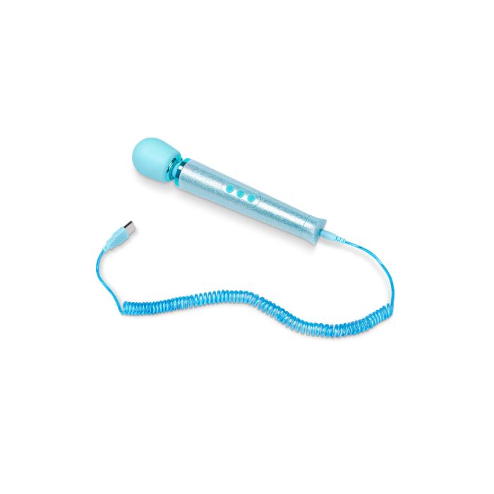 Vibrador Le Wand All That Glimmers Set Azul Pastel 9