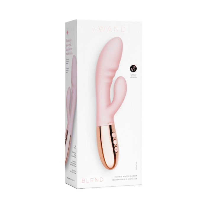 Vibrador Doble Estimulación Le Wand Blend Rose Gold Rosa Dorado