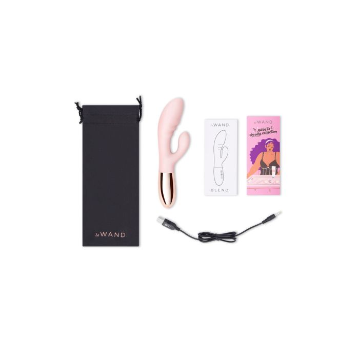 Vibrador Doble Estimulación Le Wand Blend Rose Gold Rosa Dorado 9