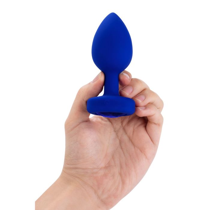 Vibrador B-Vibe Vibrating Jewel Azul marino L/XL 5