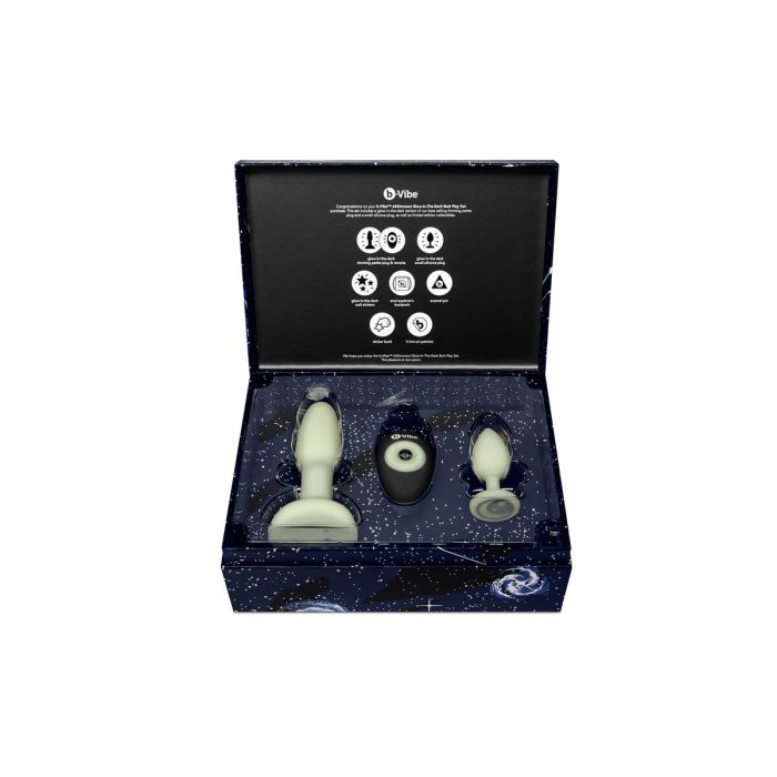 Set Erótico Anal Training B-Vibe ASStronaut Glow-in-the-Dark 1