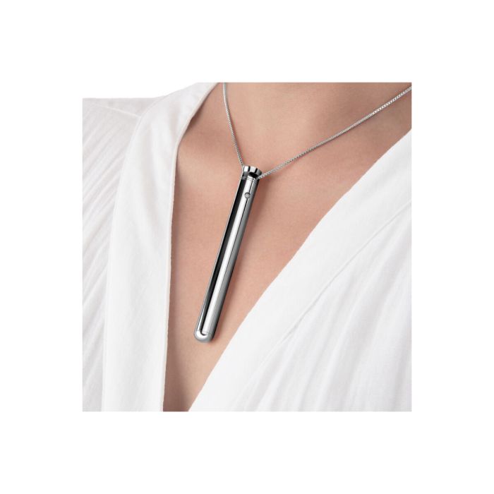 Bala Vibradora Le Wand Necklace Colgante Plateado 13