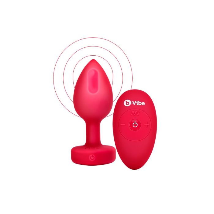 Vibrador B-Vibe Heart Rojo 5