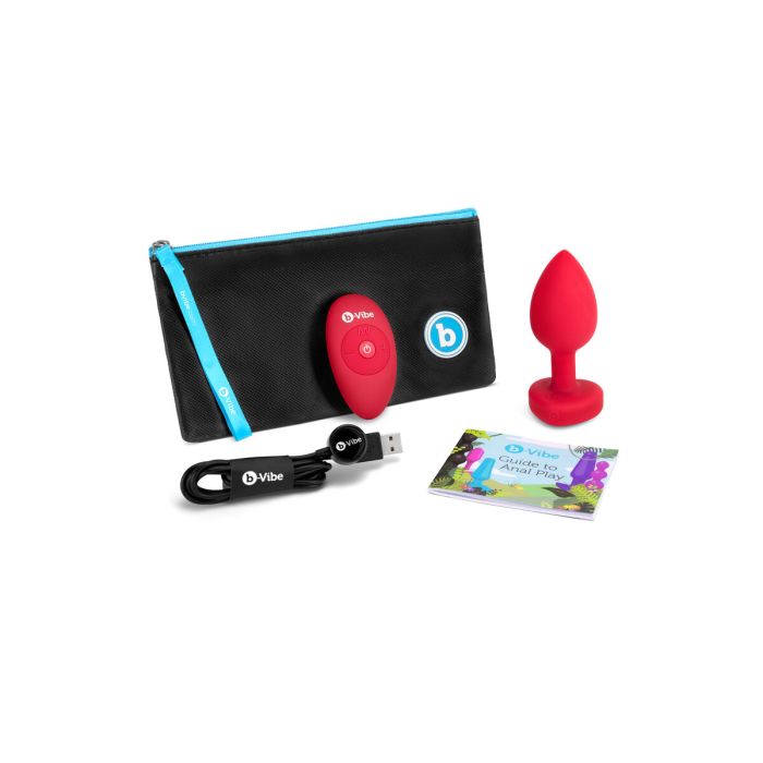 Vibrador B-Vibe Heart Rojo 1