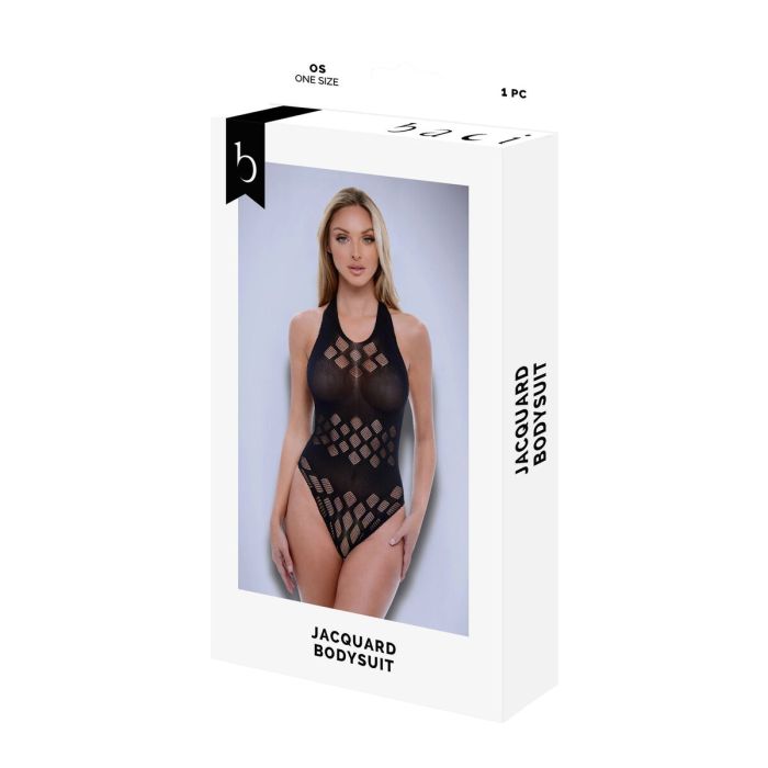 Body Baci Lingerie Negro Talla única 1