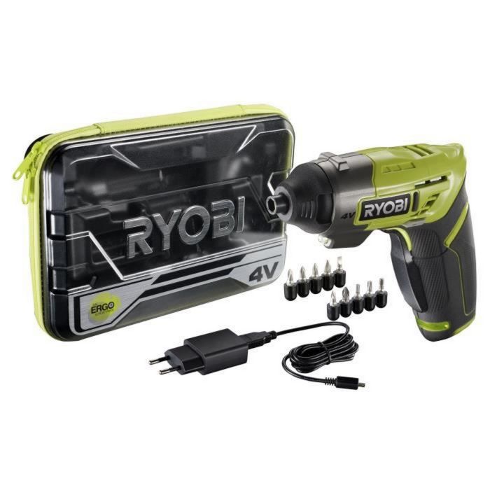 Atornillador Ryobi 5 nm Inalámbrico 4 V Luz LED 1