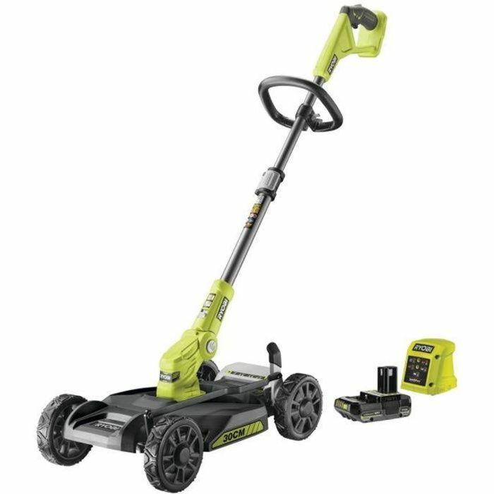 Cortacésped autopropulsado RYOBI RY18LMC30A-120 - 18V - Ancho de corte 30cm - Función mulching - Batería de litio + cargador suministrado