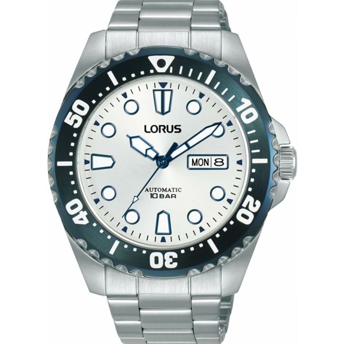 Reloj Hombre Lorus RL477BX9 Blanco Plateado