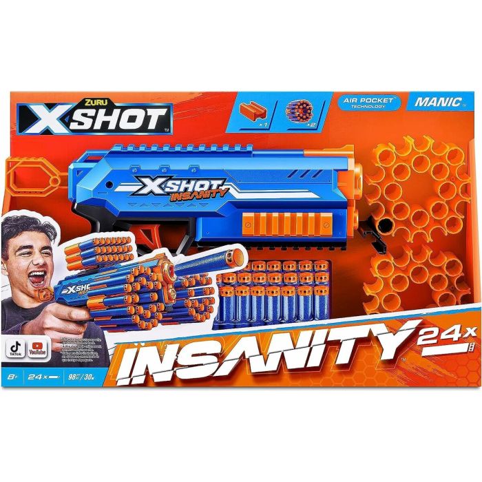 Pistola de Dardos X-Shot Insanity- Manic 30 x 15 x 4 cm 5