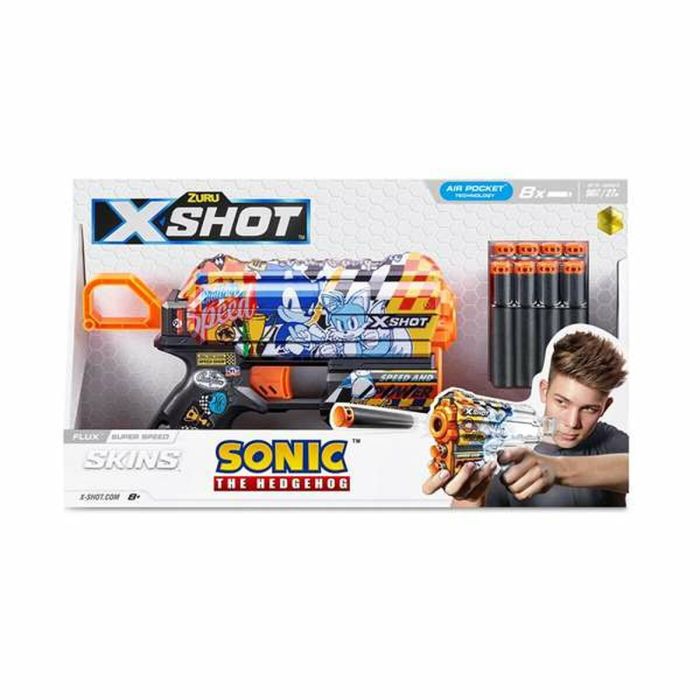 Pistola de Dardos Zuru X-Shot Sonic Skins Flux 18,3 x 32 x 5,3 cm 10