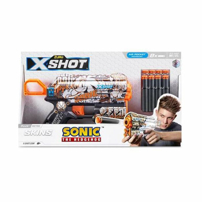 Pistola de Dardos Zuru X-Shot Sonic Skins Flux 18,3 x 32 x 5,3 cm 9