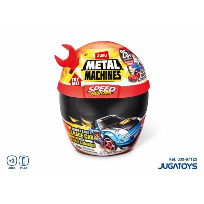 Casco metal machines speed hero, monta tu propio coche, con slime, mod.sdos.