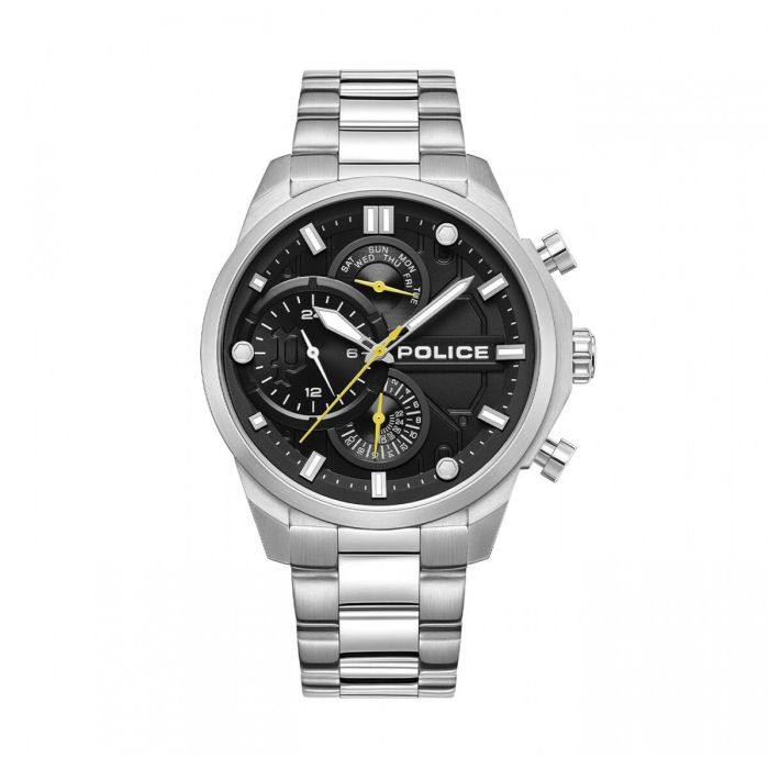 Reloj Hombre Police PEWGK0039204 Negro Plateado