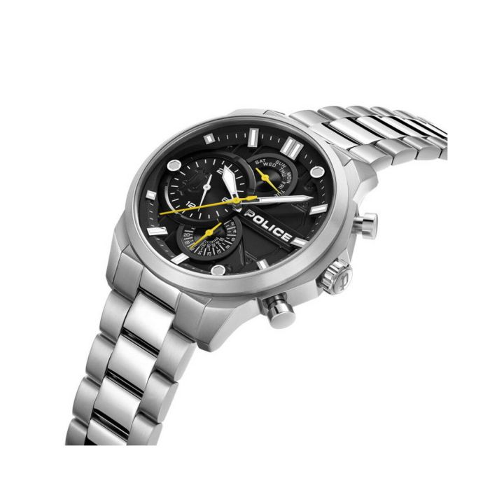 Reloj Hombre Police PEWGK0039204 Negro Plateado 3