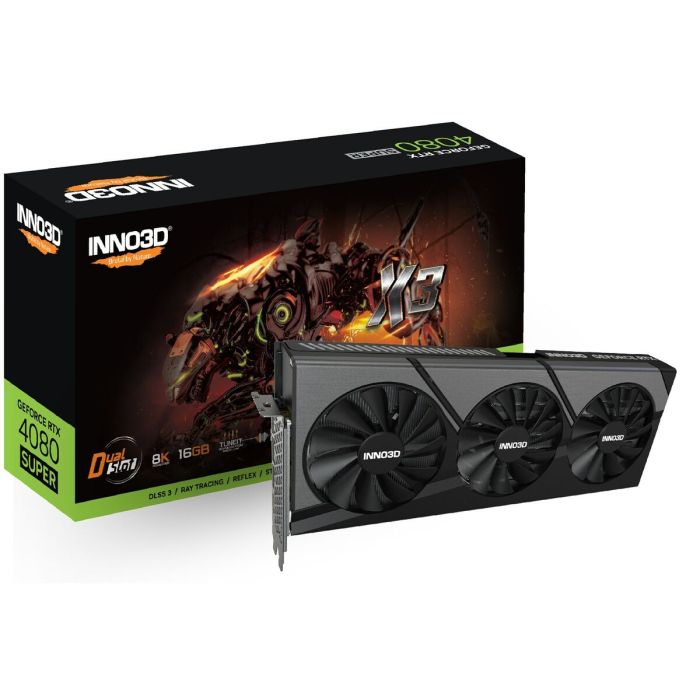 Tarjeta Gráfica INNO3D RTX 4080 SUPER X3 16 GB GDDR6X