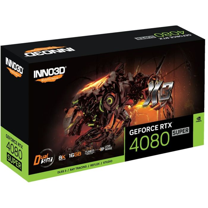 Tarjeta Gráfica INNO3D N408S3-166X-18703552 16 GB GDDR6 GEFORCE RTX 4080 SUPER 4